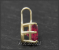 Preview: Rubin Gold Anhänger 1,30ct, 585 Gelbgold